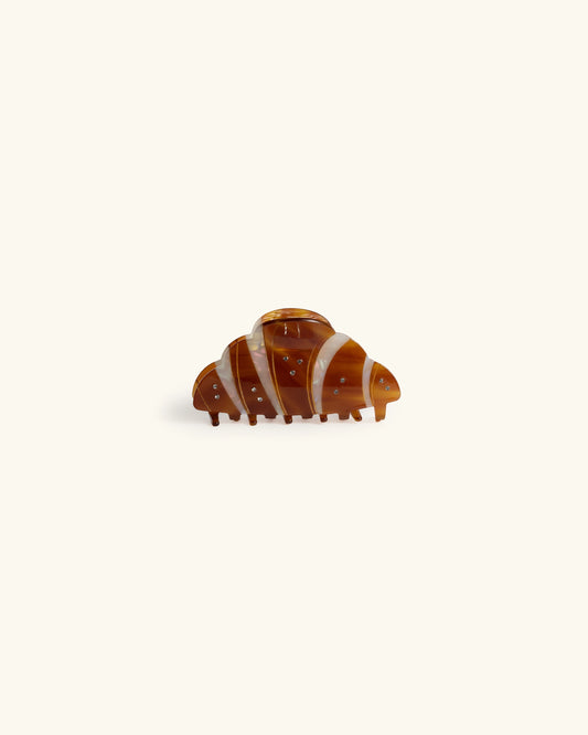 Pastry Run Croissant Claw Clip