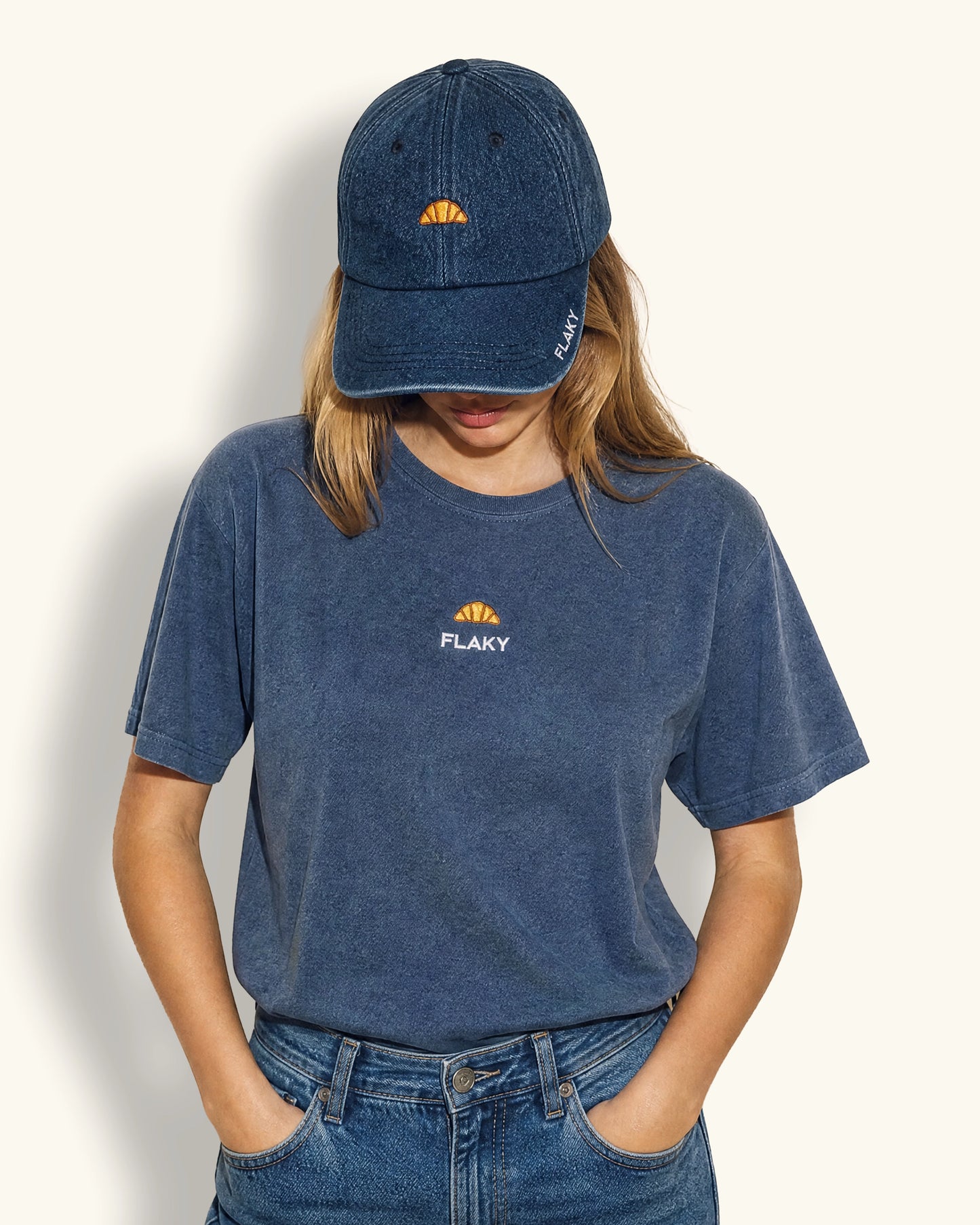 Pastry Run “Flaky” Denim Cap