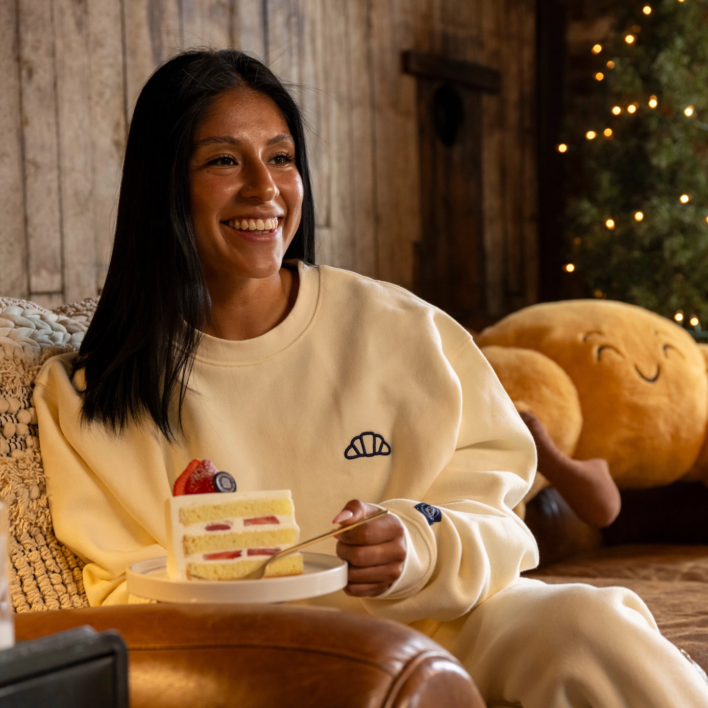 Signature Soft Cream Crewneck